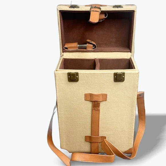 Rare Vintage Picnic Time Double Wine Case Casablanca Mint Condition Collectible - Picture 1 of 6